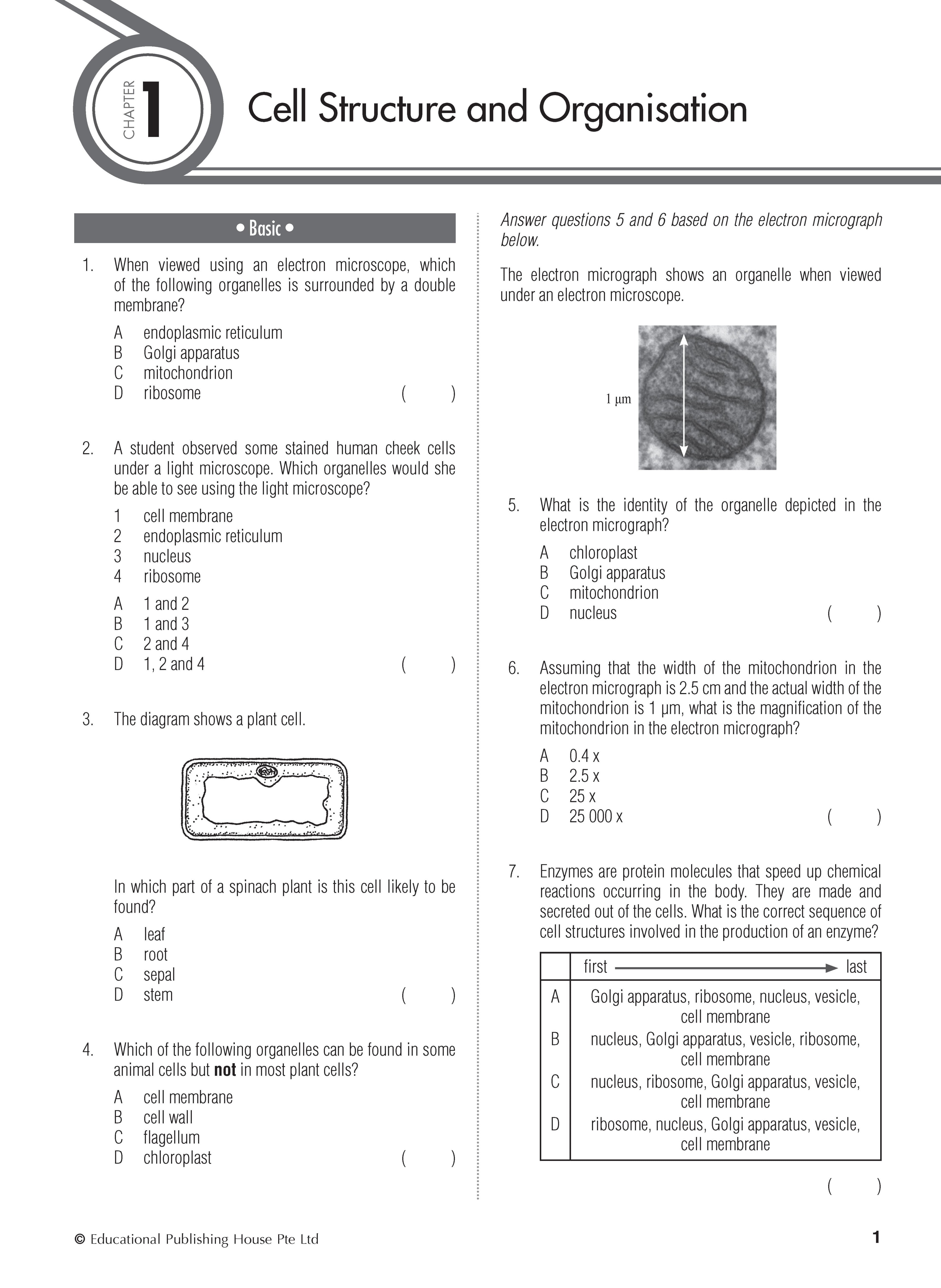S3/4 G3 Biology 1000+ MCQs