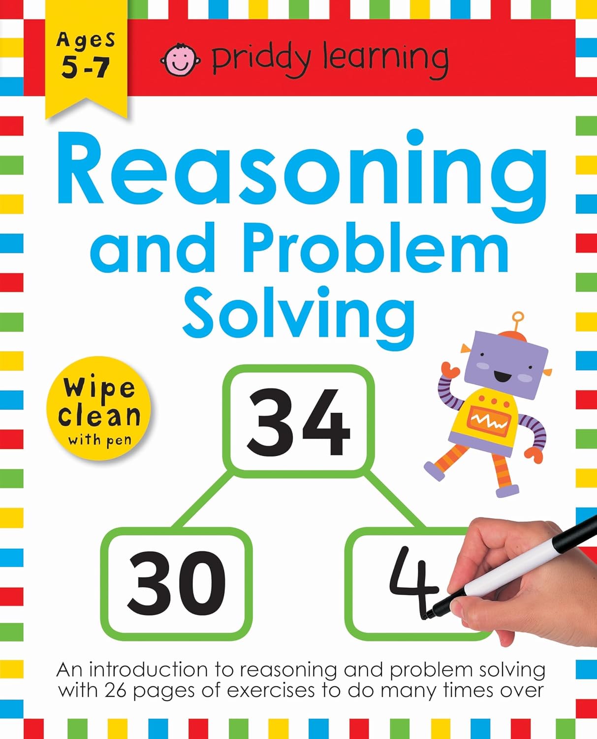 Reasoning And Problem Solving (Wipe Clean Workbook) – Spiral-Bound 
