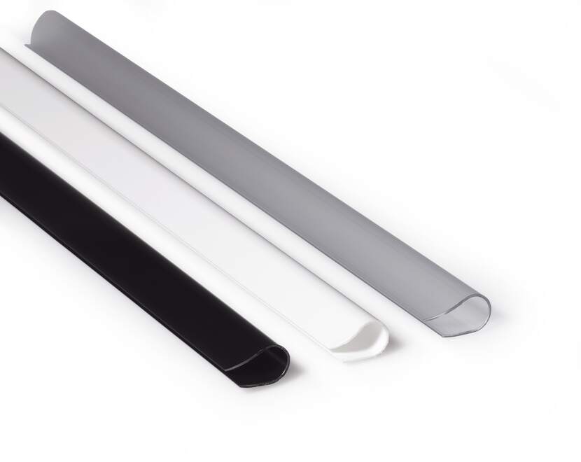 DURABLE #2909 SPINE BINDING BAR 9MM CLEAR