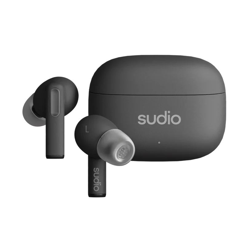 Sudio A1 Pro Wireless Earbuds with ANC - Black