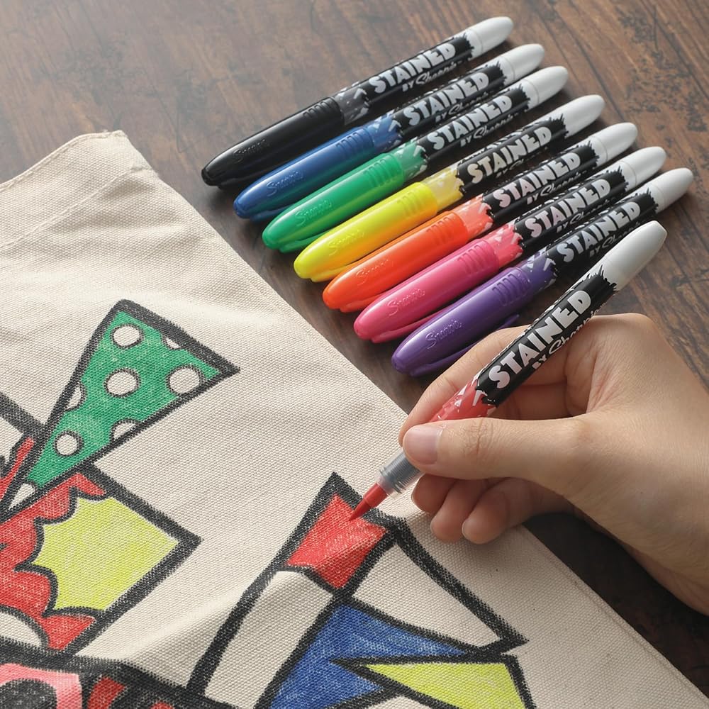 SHARPIE  FABRIC MARKER 8CT