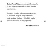 Pocket Notes Mathematics