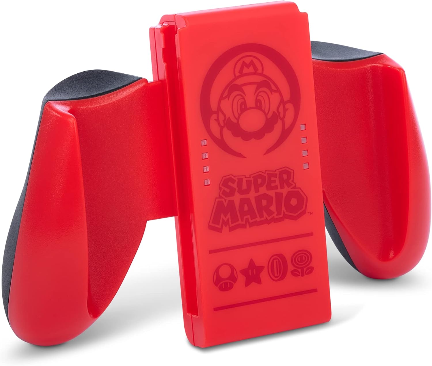 PowerA Joy-Con Comfort Grip for Nintendo Switch - Super Mario Red (Officially Licensed)