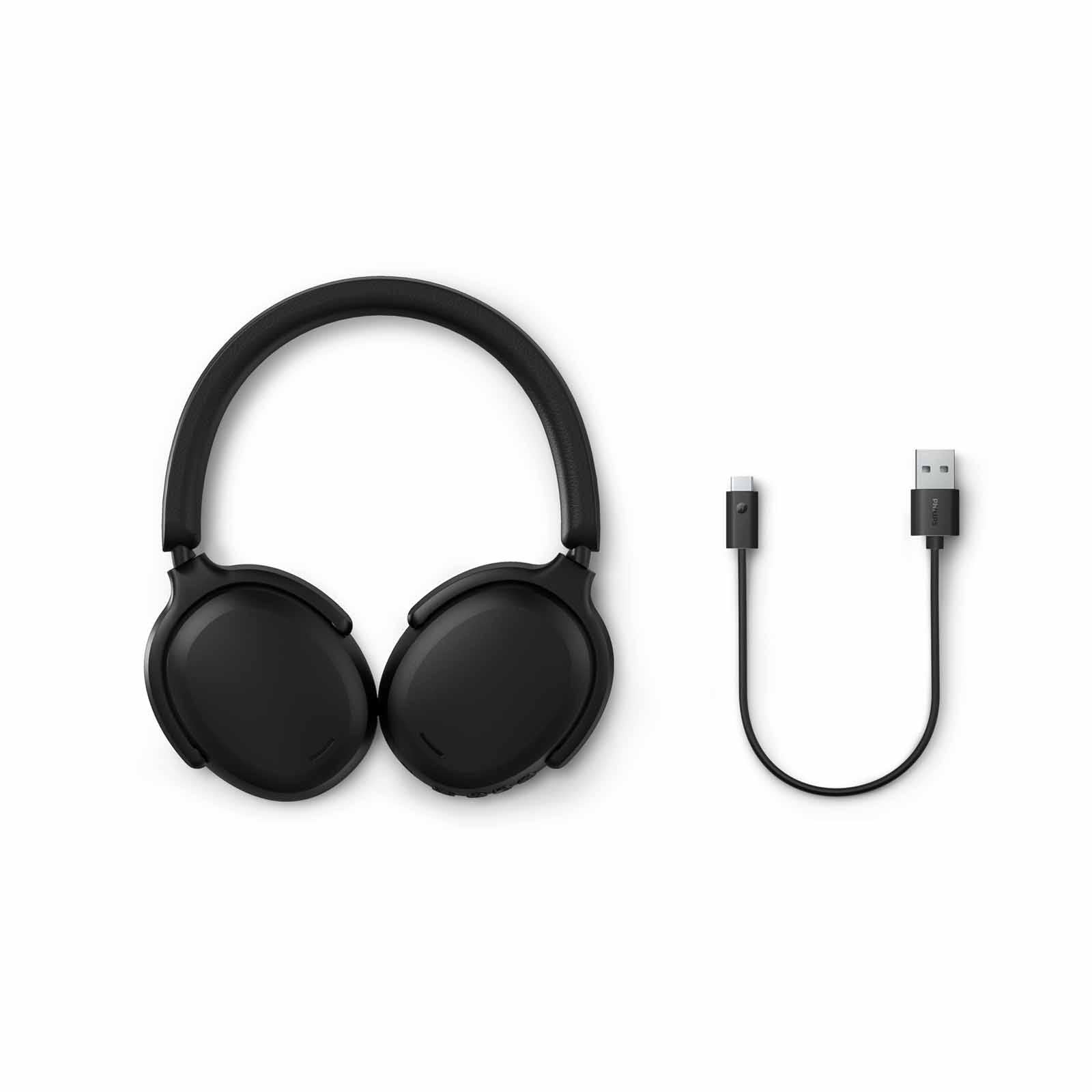 PHILIPS 2000 Series Over-Ear Wireless Headphones TAH2300 – Black