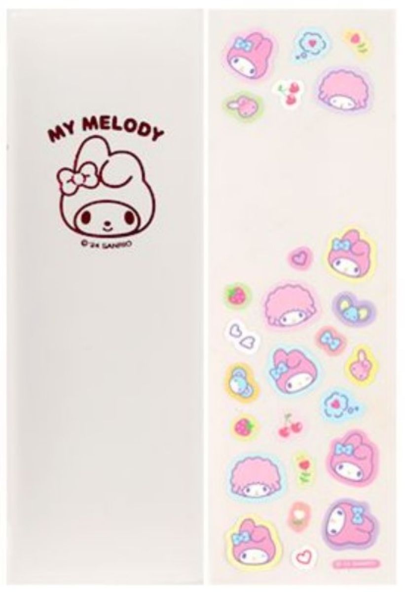 Sanrio My Melody Pencil Case With Sticker