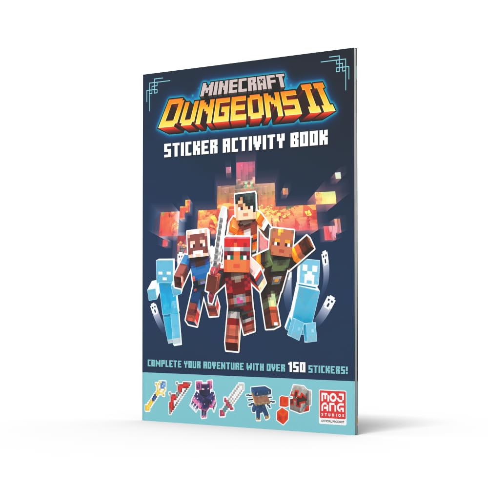 Minecraft Dungeons 2: Sticker Activity Book: The Newest Ultimate Activity Book With Fun Stickers For Gamers, Minecraft Fans and Children Aged 6+ (Paperback)