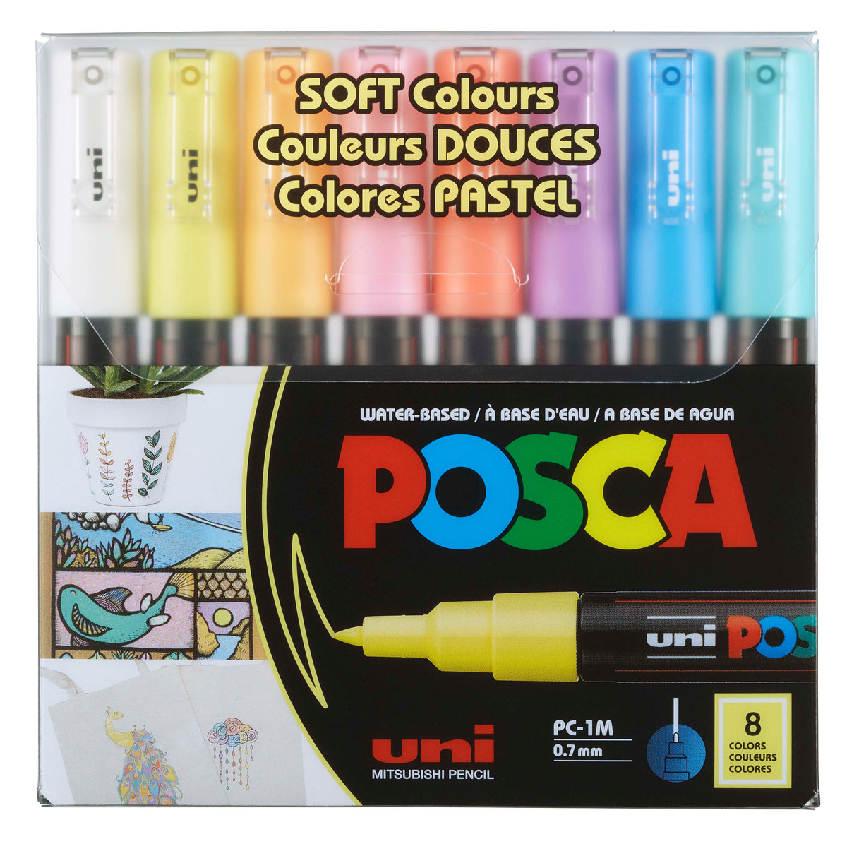 Uni Posca PC-1M/8C (Soft) Marker