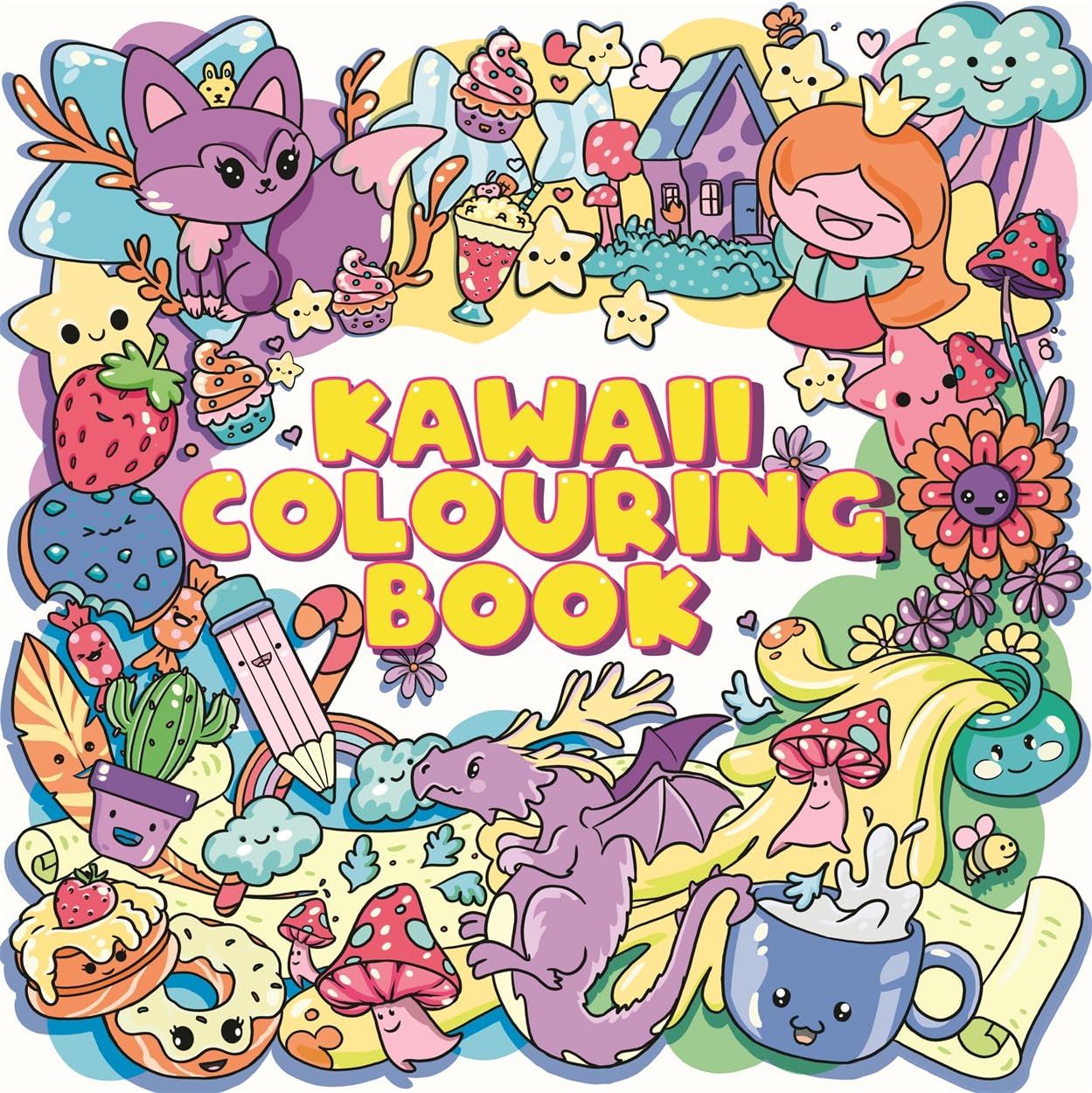 Sparkpool Kawaii Colouring Book
