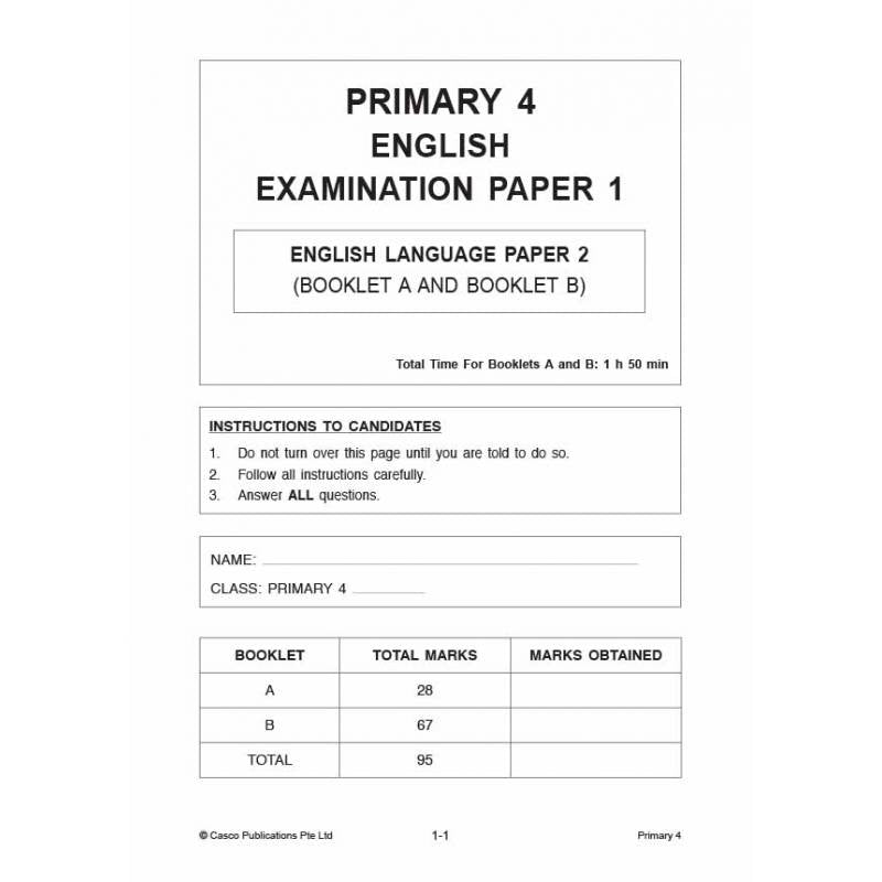 English Examination Papers Primary 4 (Pack)