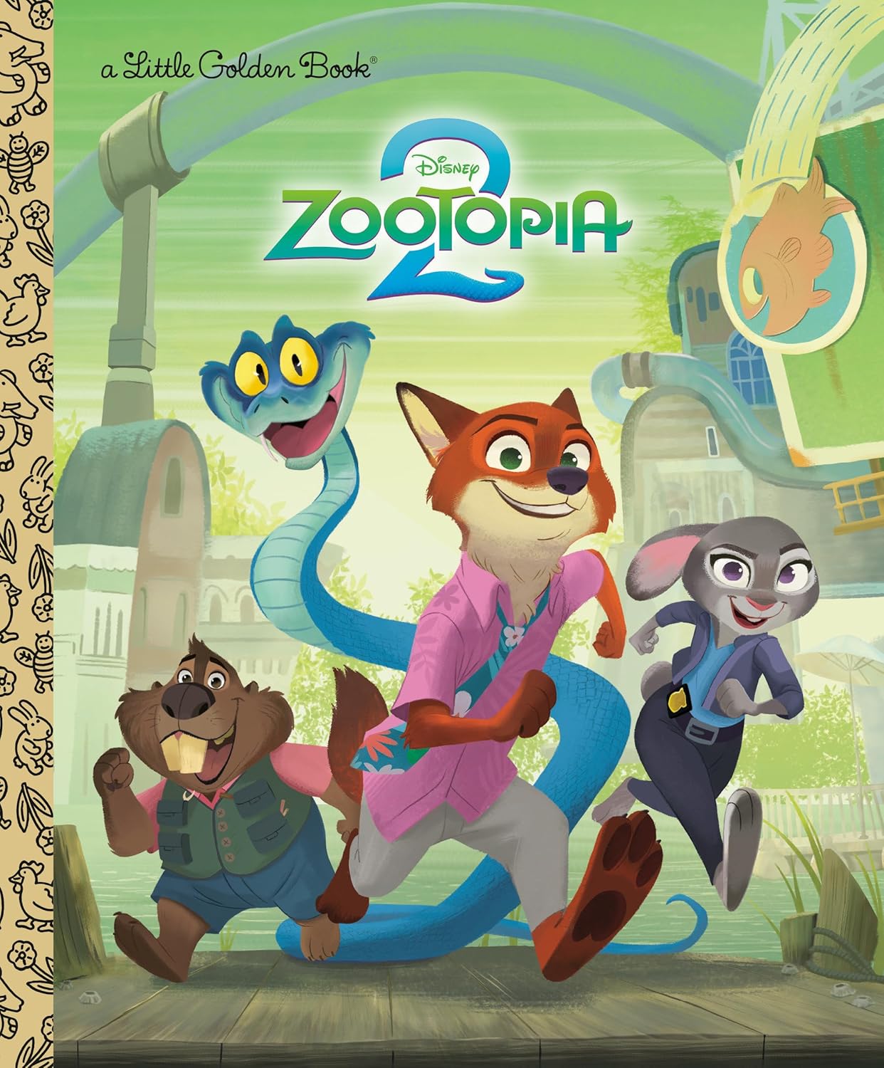A Little Golden Book: Disney Zootopia 2 (Hardcover)