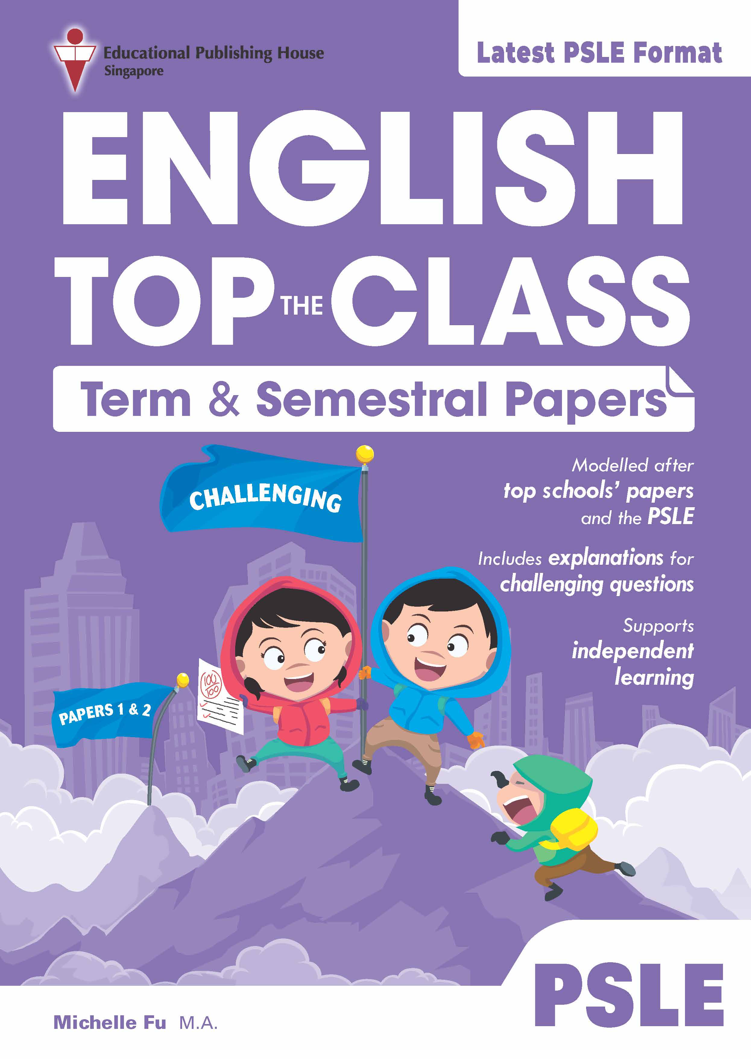 PSLE English Top The Class Term/Sem Papers QR 