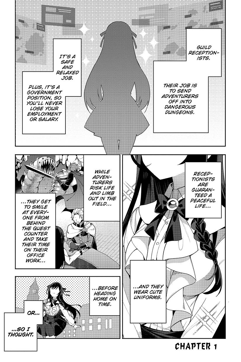 Guild Receptionist Solo Boss Clock Out 1 [Comic]