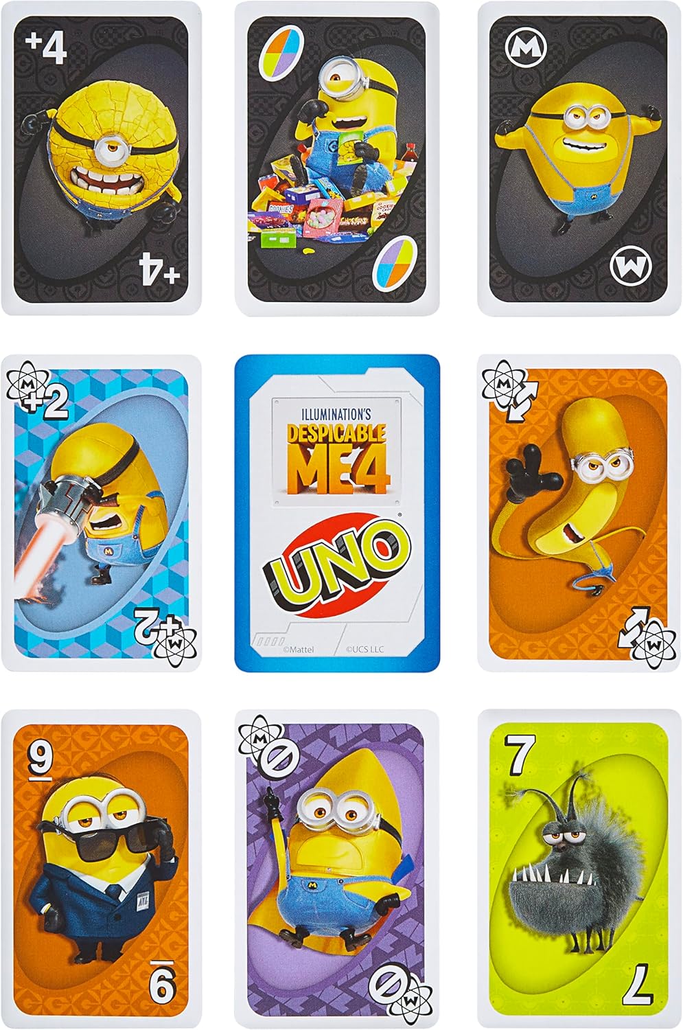 MATTEL UNO DESPICABLE ME 4 CARD GAME