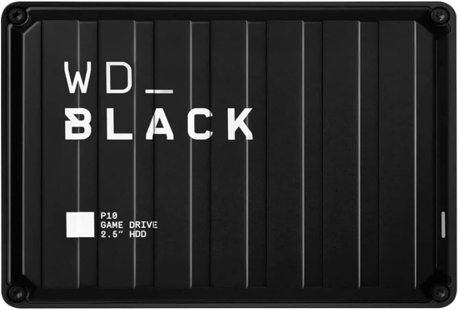 Western Digital WDBA3A0050BBK-WESN 5TB P10 Game Drive Portable External Hard Drive, Black (PC, PS4, & Xbox One)