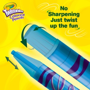 Crayola Twistable Colored Pencils 30's 687409
