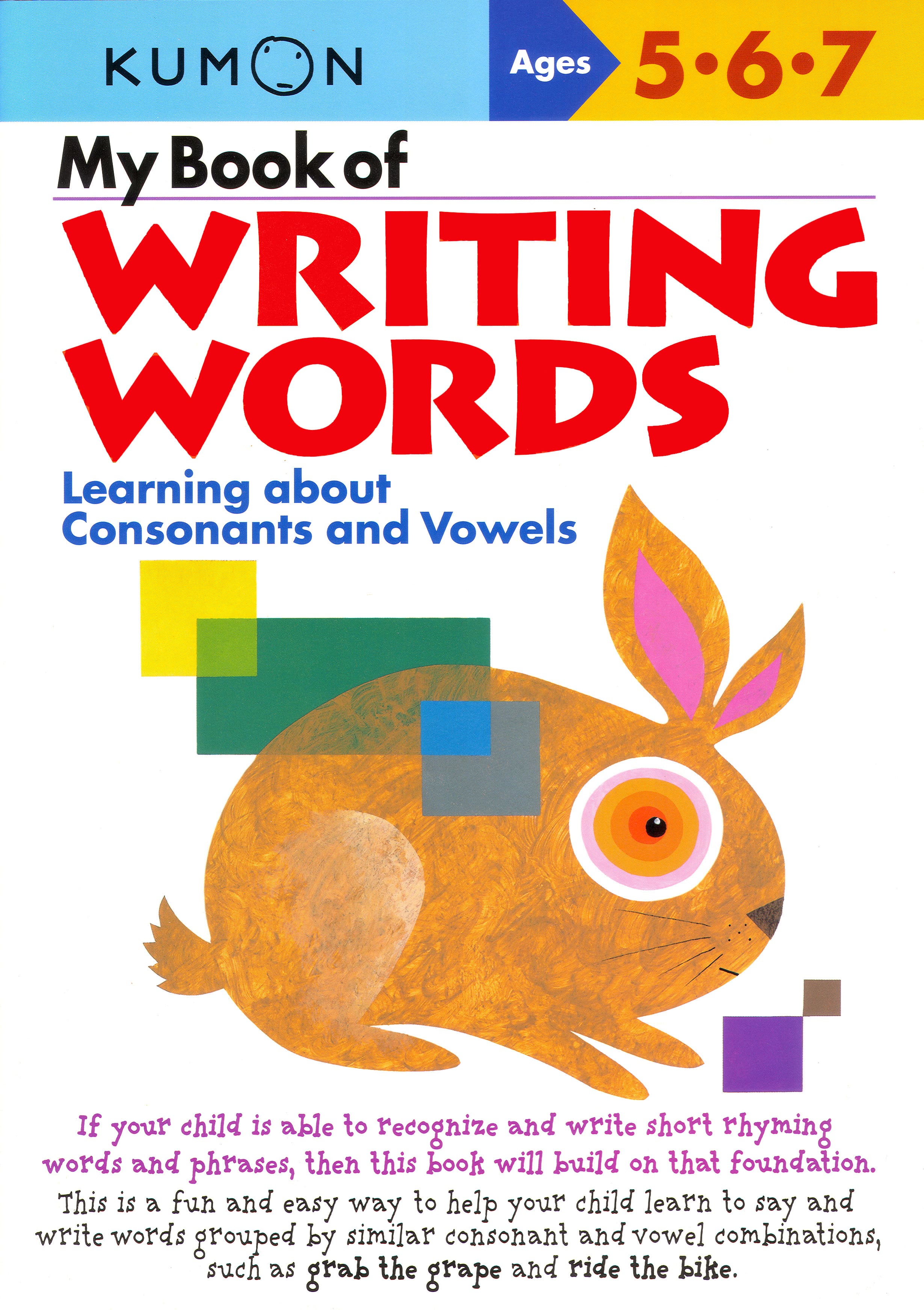 Kumon: My Book of Writing Words