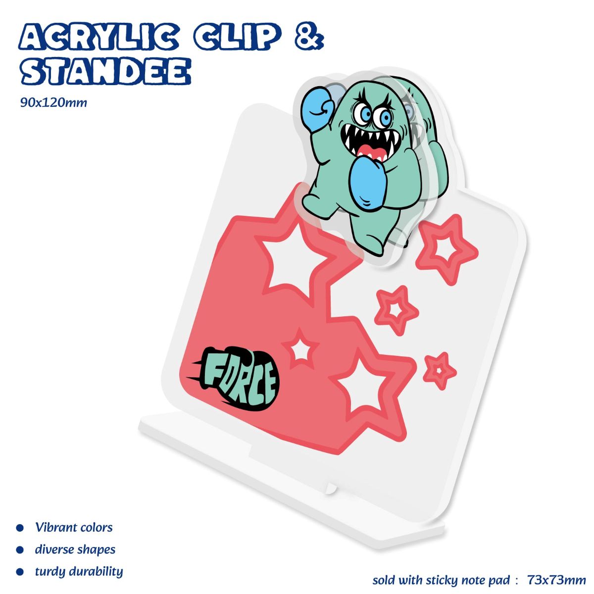 Strange Us Acrylic Clip Stand