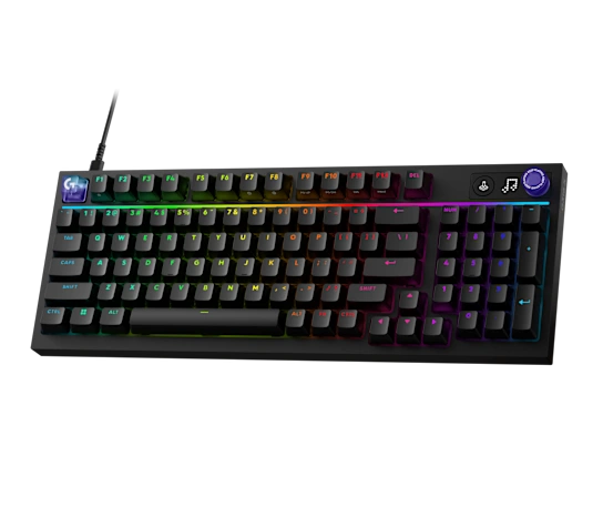 Logitech G316 X 98 98% Wired Gaming Keyboard Black Tactile