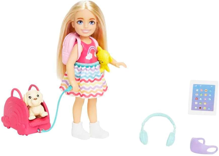 MATTEL BARBIE CHELSEA SMALL DOLL N 6 ACCESSORIES
