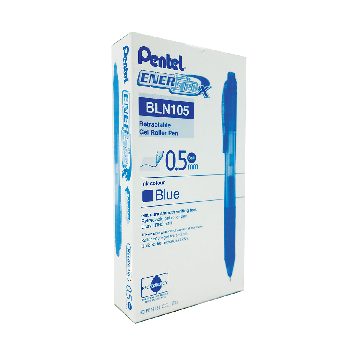 PENTEL Energel X 0.5Mm 12Pcs Bln105-C