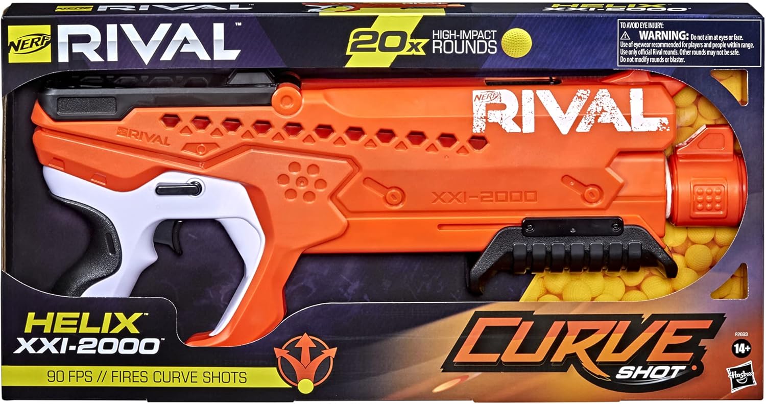 HASBRO NERF RIVAL CURVE SHOT HELIX XXI 2000 TOY BLASTER