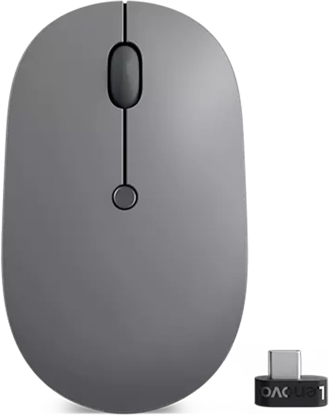 Lenovo Go USB-C Essential Wireless Mouse (Grey)
