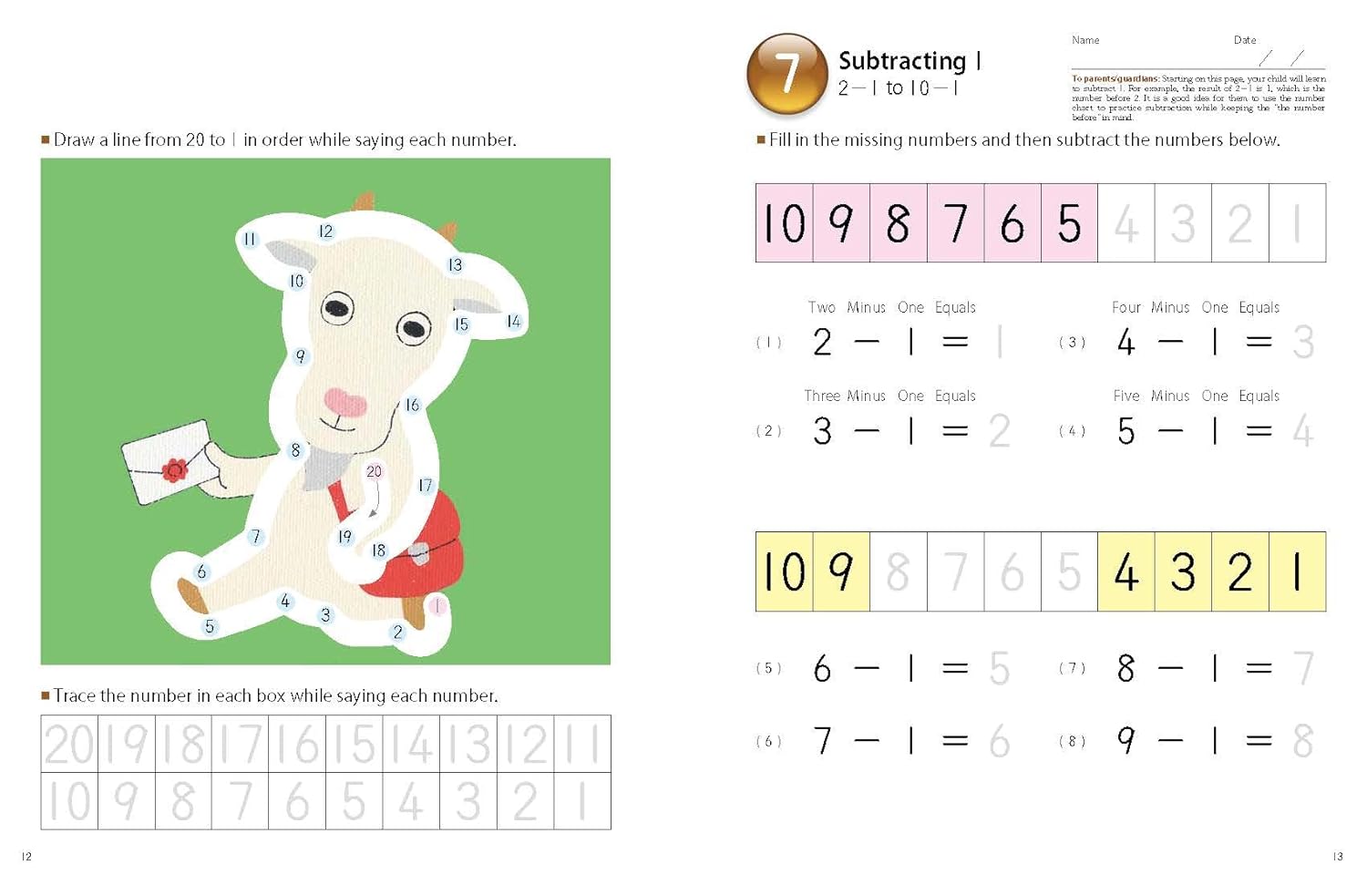 Kumon My Book of Simple Subtraction