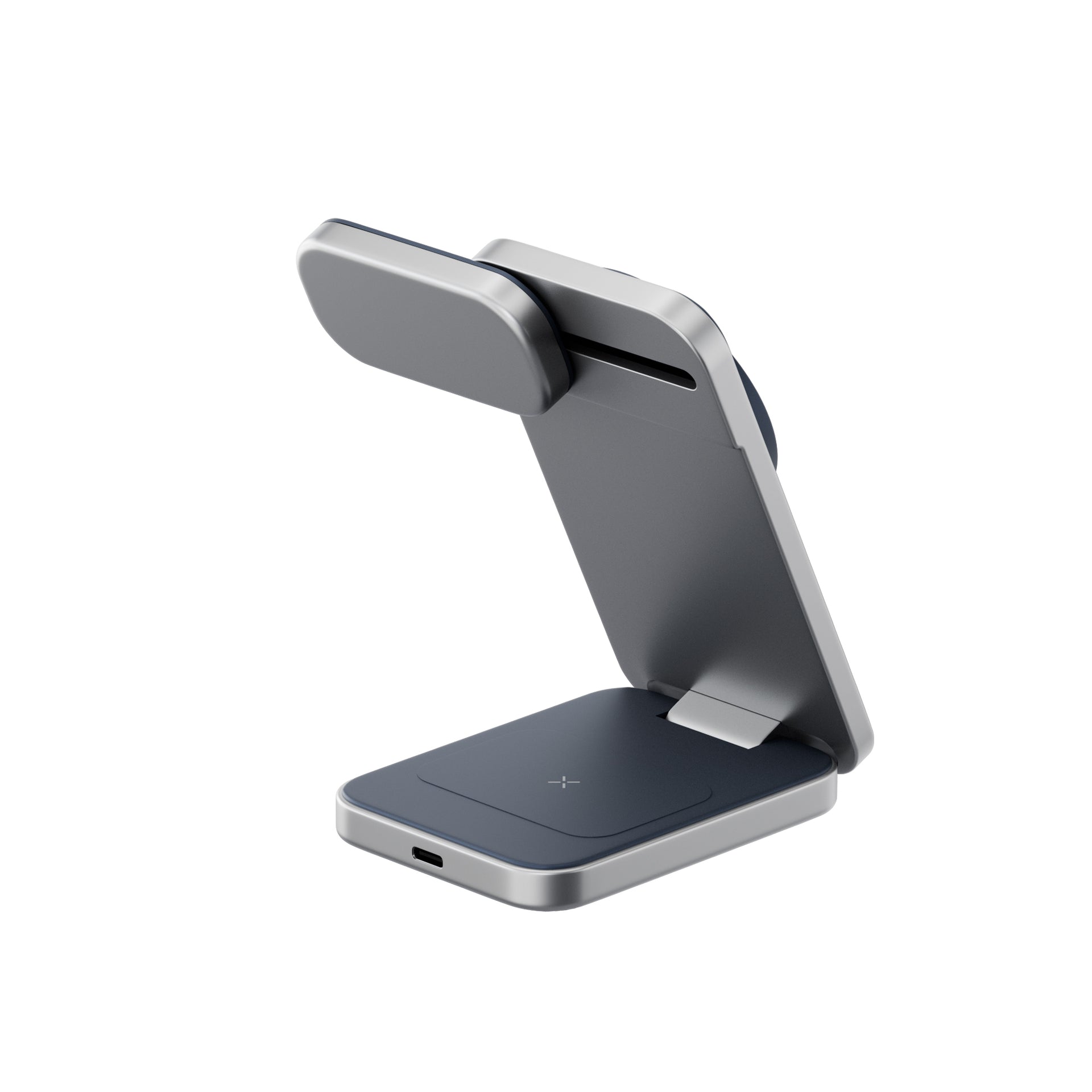 Energea MagTrio Plus 3-in-1 Foldable QI2 Magnetic Wireless Charger (Blue)
