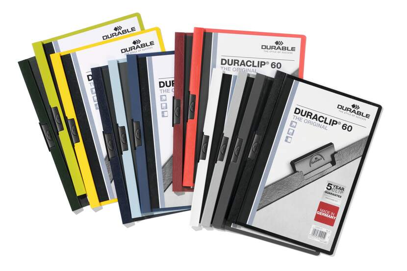Duraclip Folder 2209 Dark Blue, 60 A4 sheets