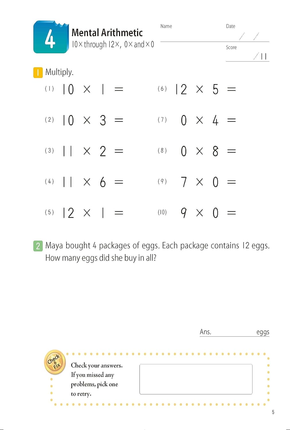 Kumon Math Bites: Grade 4 Multiplication and Division
