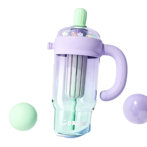 900Ml Water Bottle With Handle - Assorted Colour
