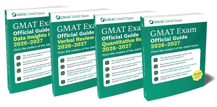 GMAT Official Guide 2026-2027 Bundle: Books + Online Question Bank 1st Edition