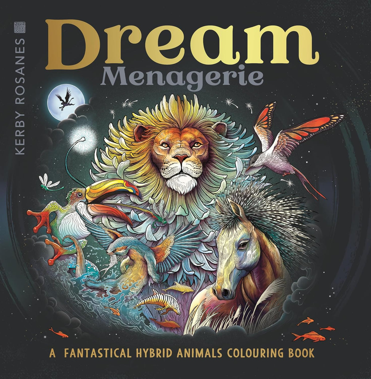 Dream Menagerie: A Hybrid Animals Colouring Book (Paperback)