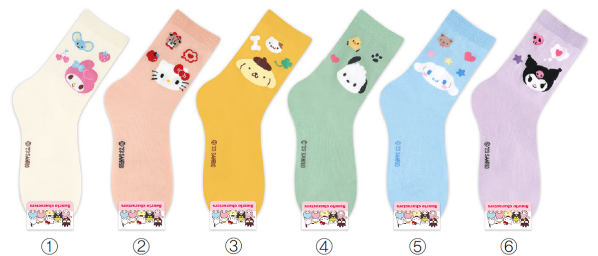 Sanrio & Friends Long Socks - Pompompurin