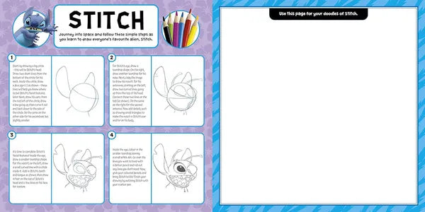 Disney Stitch: How To Draw (with Easel)