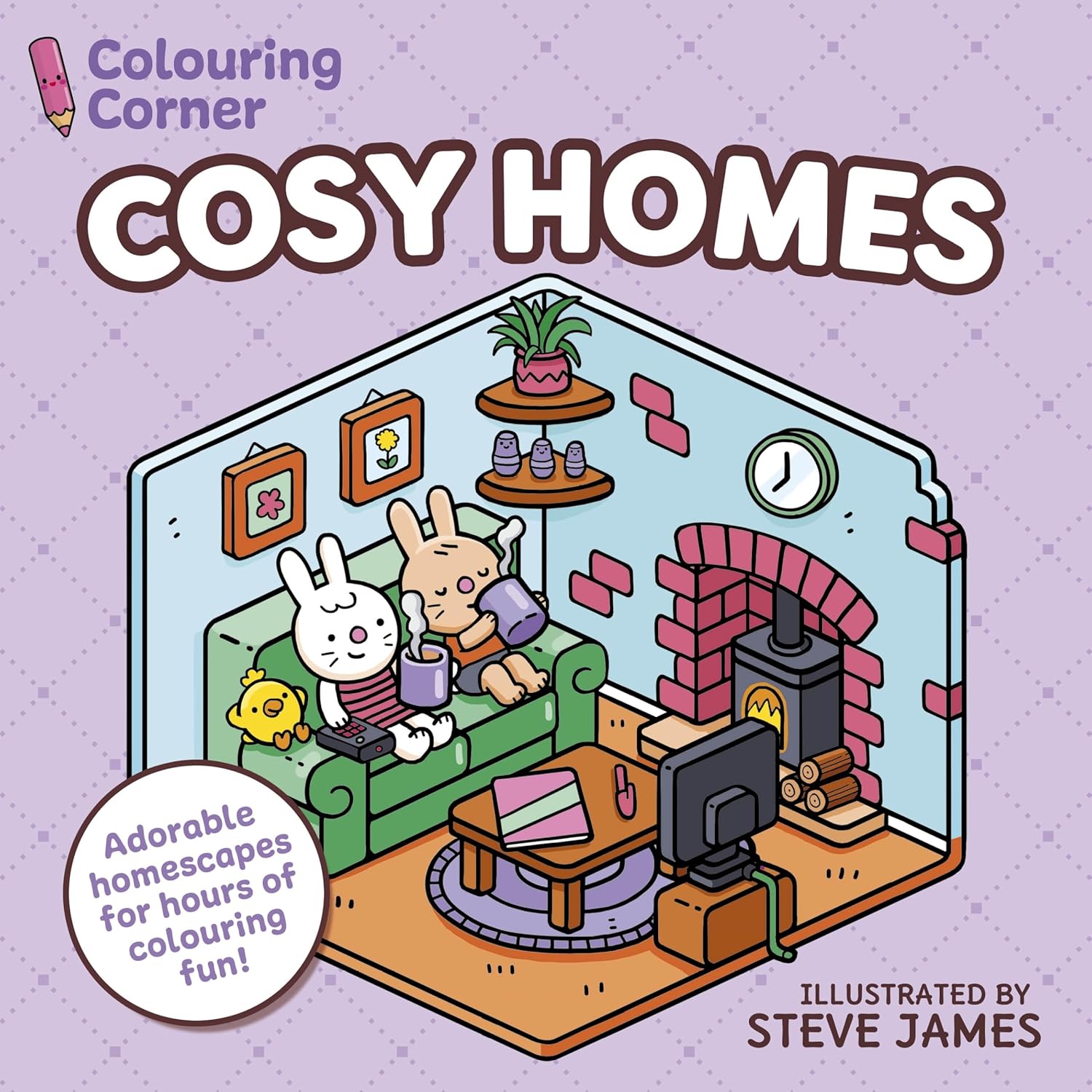 Colouring Corner: Cosy Homes