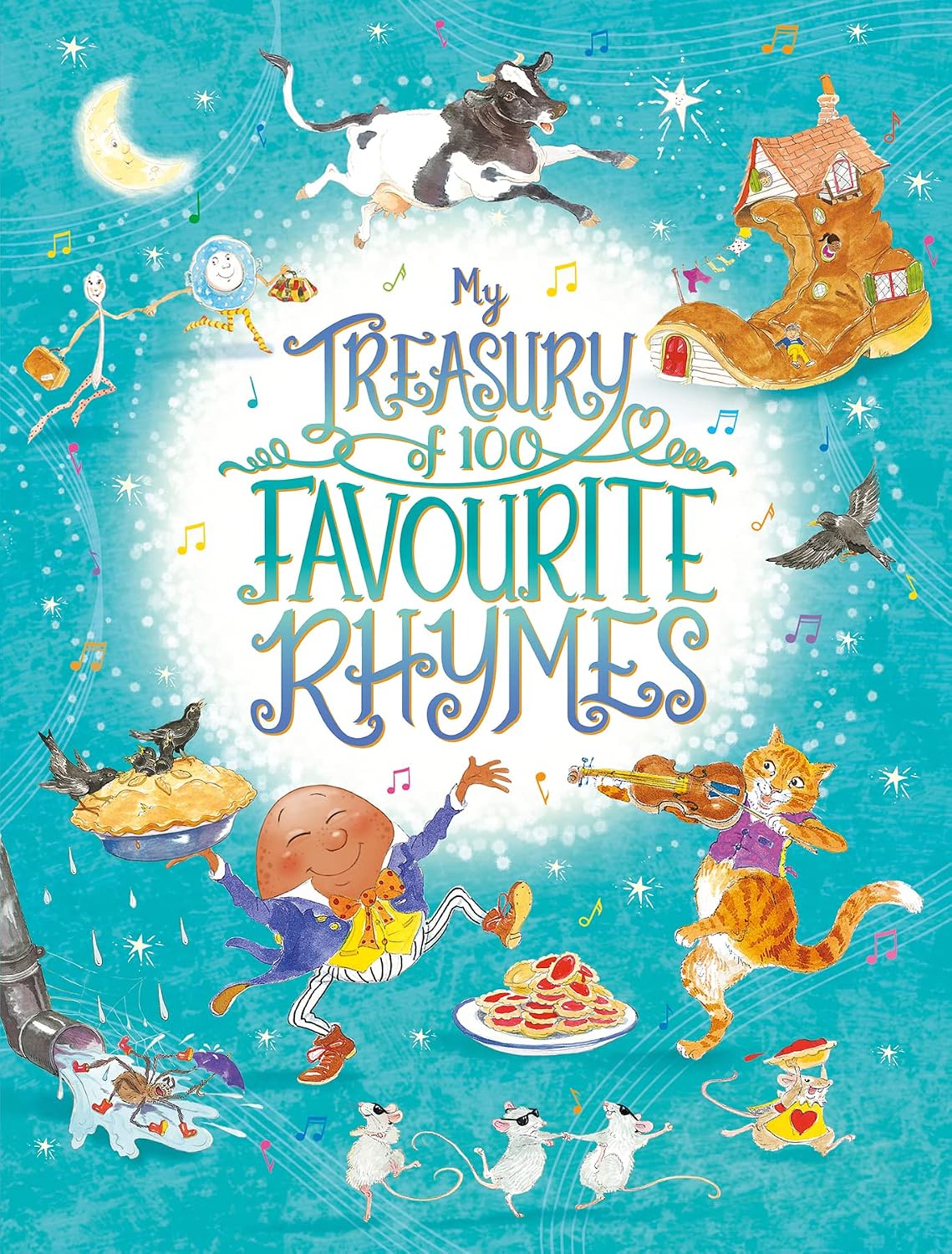 My Treasury of 100 Favourite Rhymes (Hardcover)