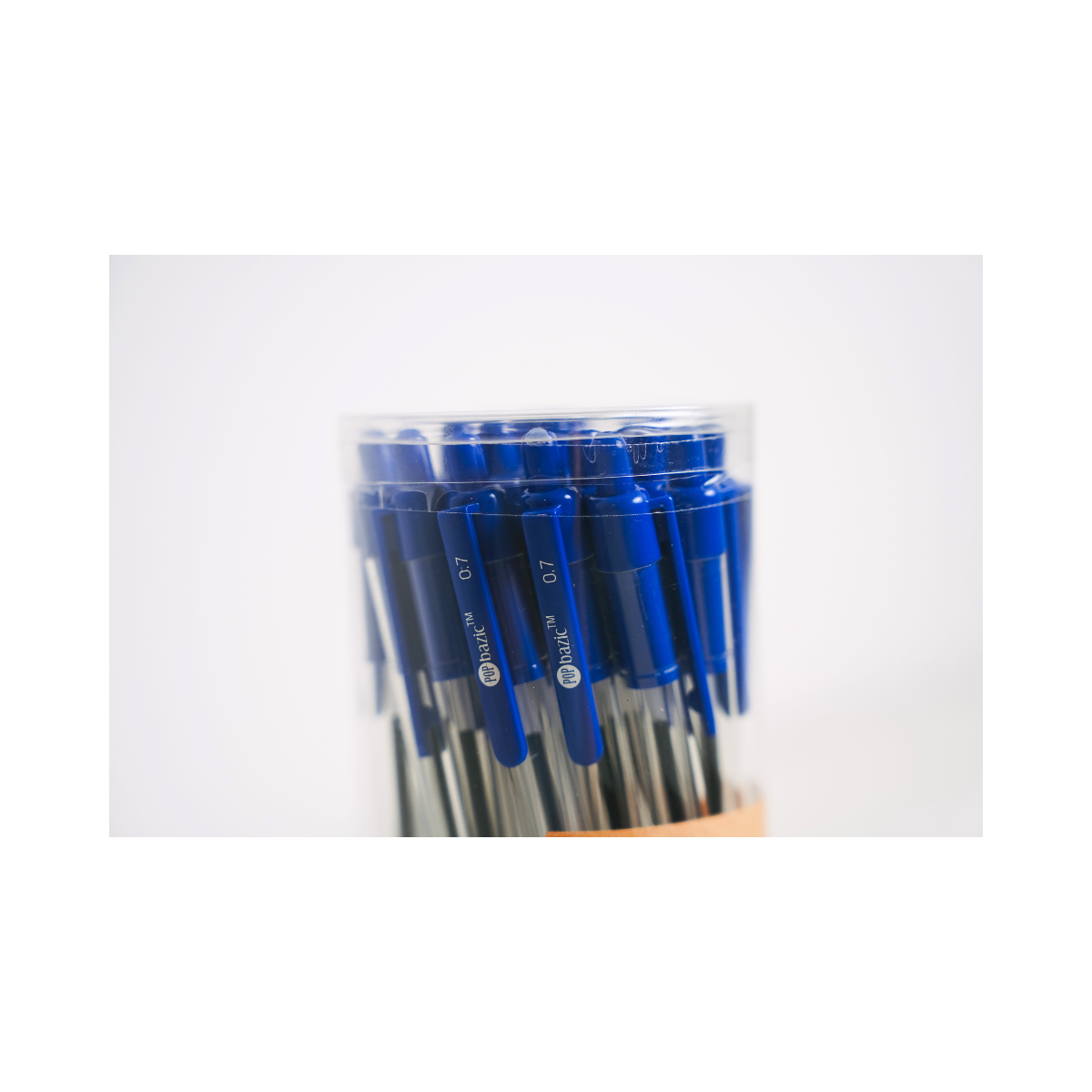 Pop Bazic Ball Pen 0.7mm 25s Blue