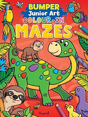 Bumper Junior Art Book - Colour-in-Mazes