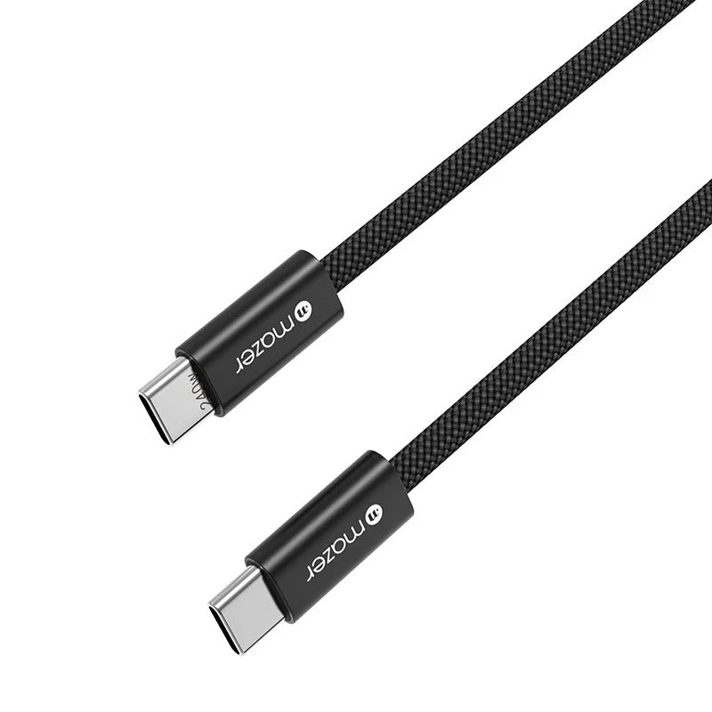 MAZER InfiniteLink FLEX2 240W USB-C Braided Cable (1M) - Black