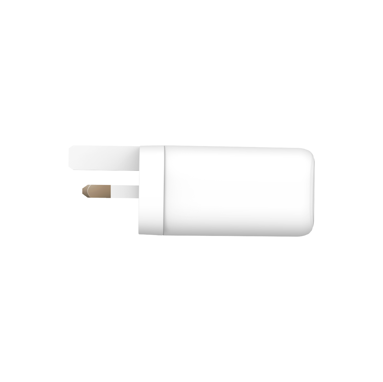 thecoopidea GaN Block 65W 3 Ports PD+QC Fast Charge Adapter - White