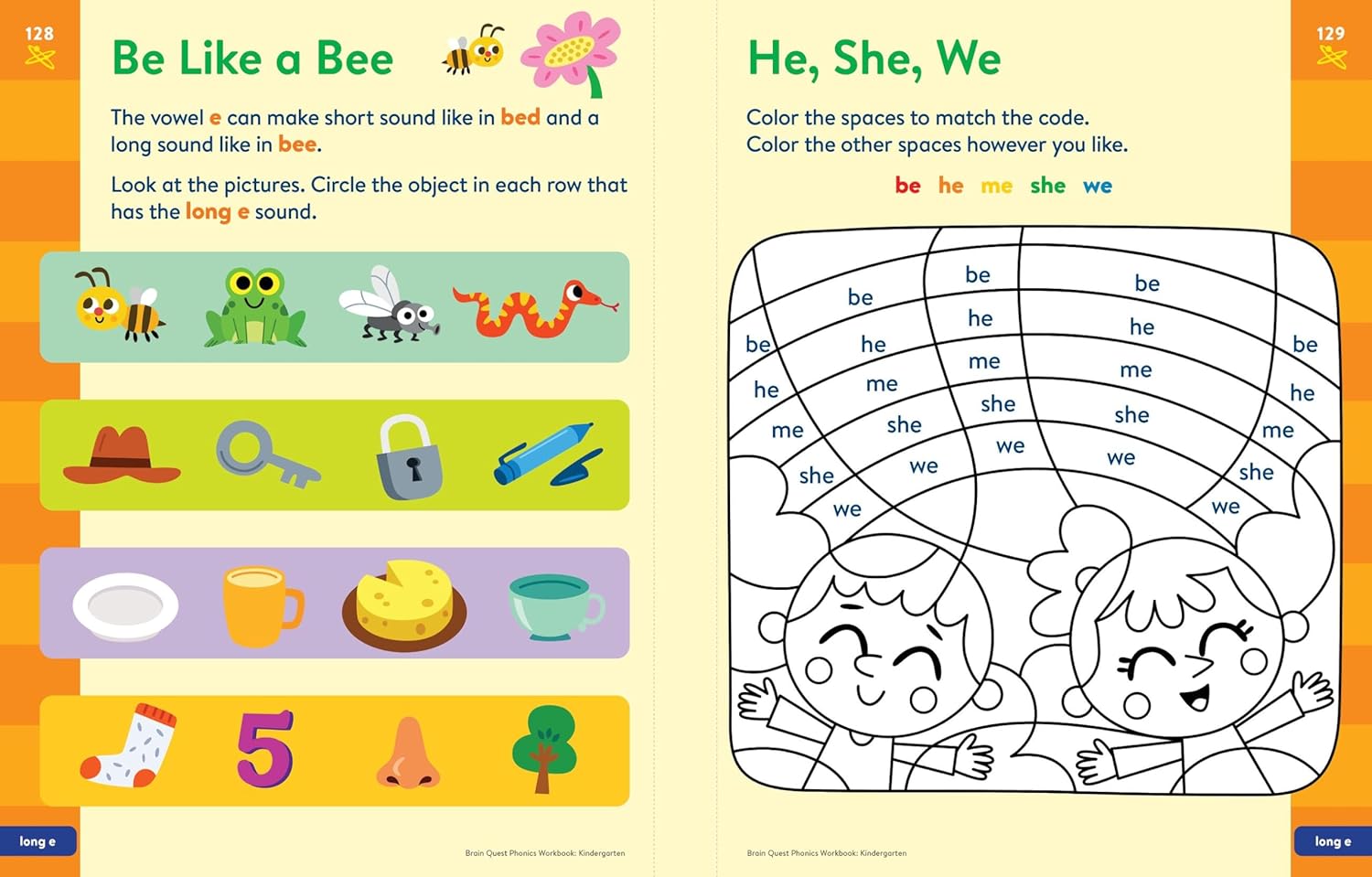 Brain Quest Phonics Workbook 2: Kindergarten