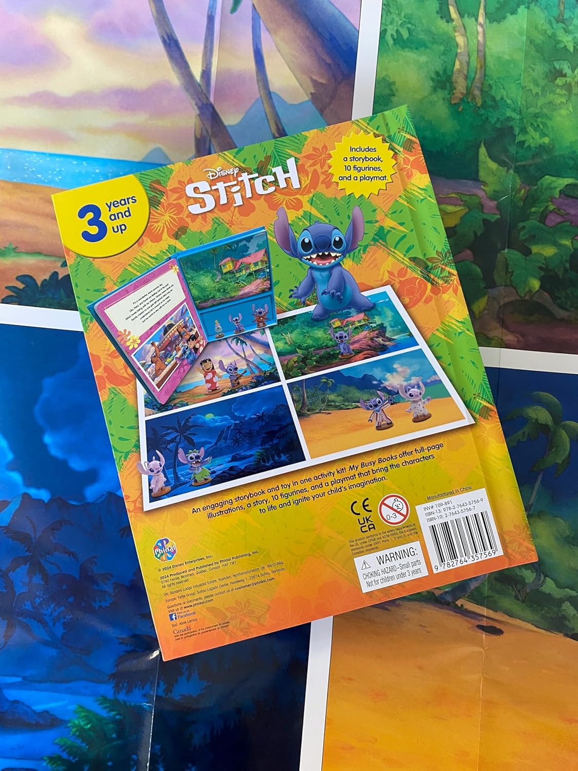 Disney Stitch: With Storybook, 10 Figurines And A Playmat (My Busy Books) Novelty Book – Picture Book