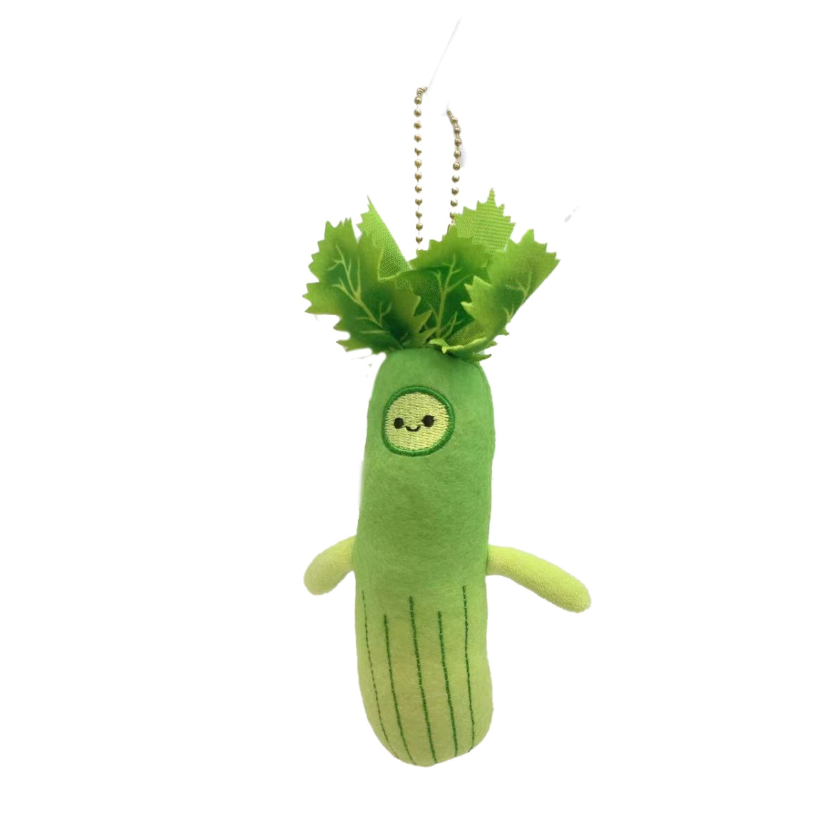 Celery Plush Keycharm
