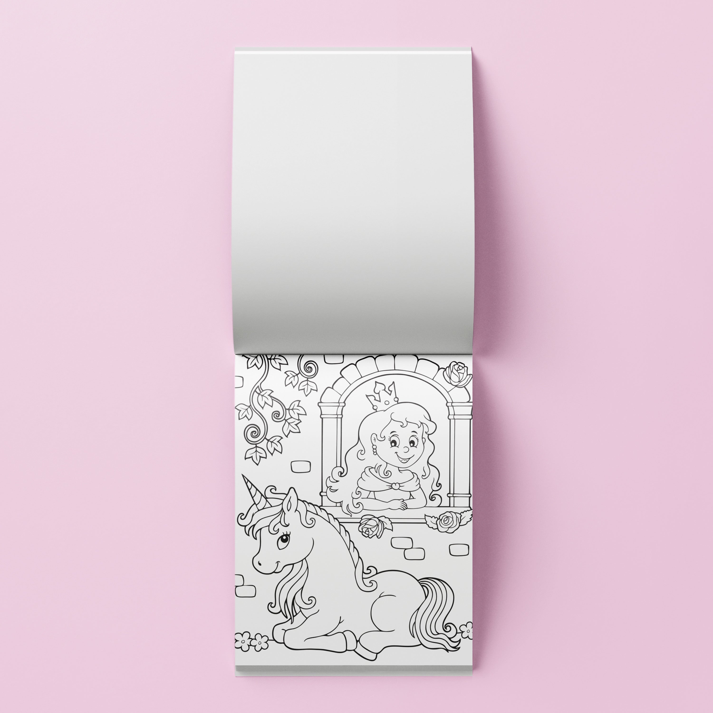 Jr Kaleidoscope Colouring Kit Unicorns