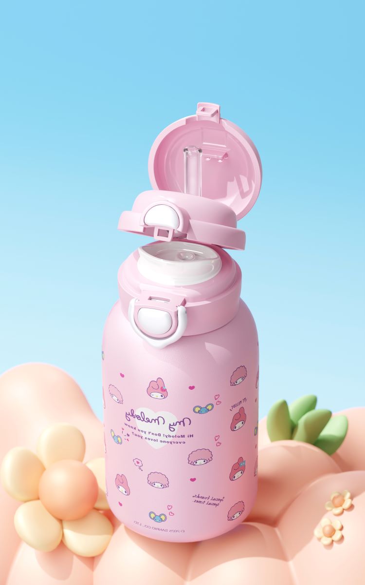 Sanrio 500Ml Thermal Flask With 2-Way Drink