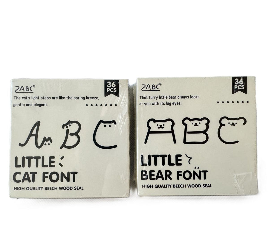 Assorted Alphabet 36Pcs Stamper Set