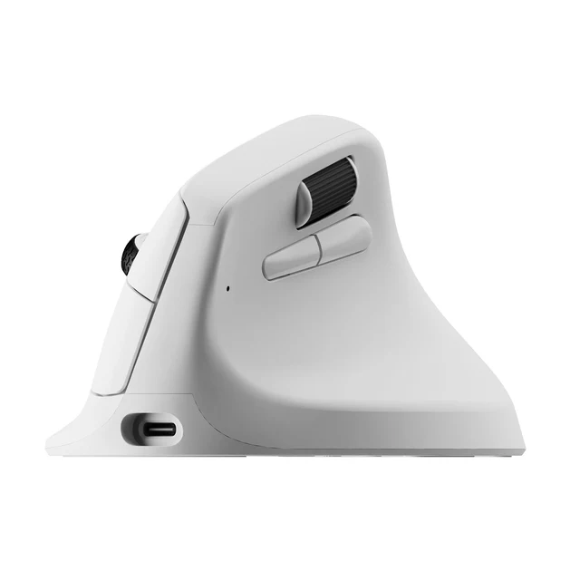 Keychron M5 Wireless Ergonomic Mouse White - KYCN-M5-A24