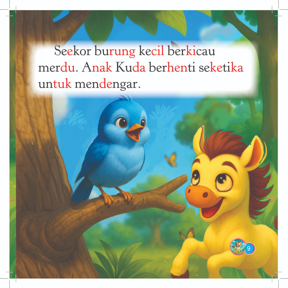 Siri Anak-anak Haiwan Comel : Anak Kuda Periang