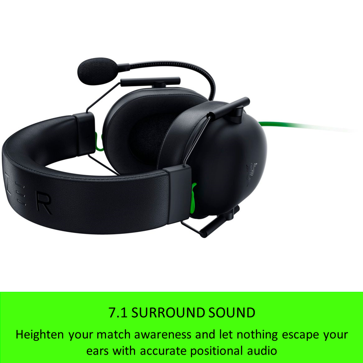 Razer BlackShark V2 X Wired Gaming Headset Black